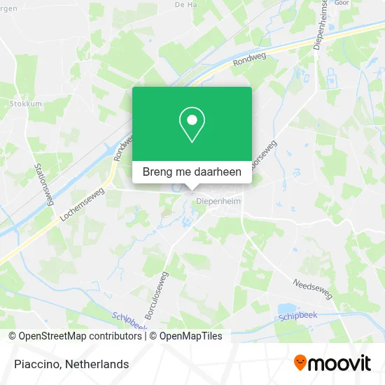 Piaccino kaart