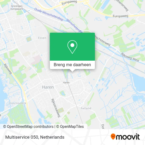 Multiservice 050 kaart