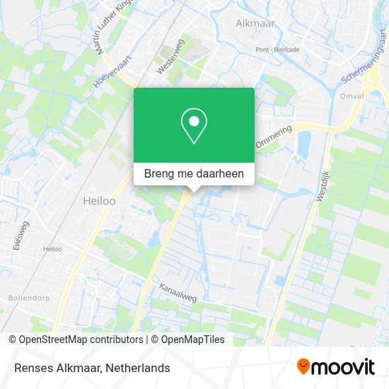 Renses Alkmaar kaart