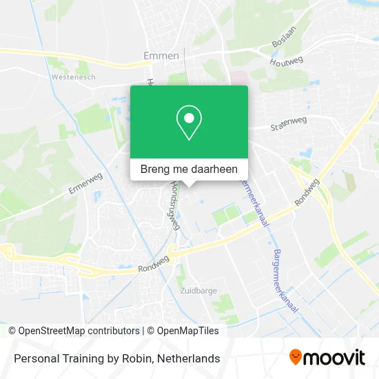 Personal Training by Robin kaart