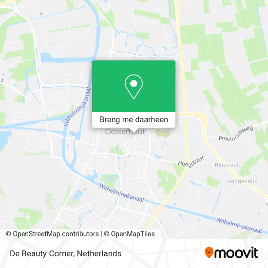 De Beauty Corner kaart
