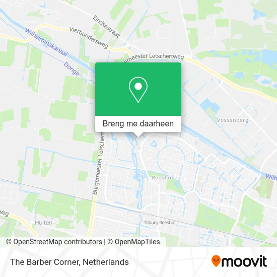 The Barber Corner kaart