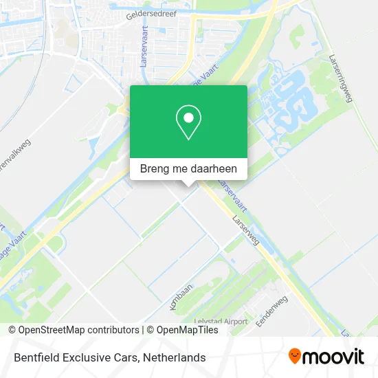 Bentfield Exclusive Cars kaart