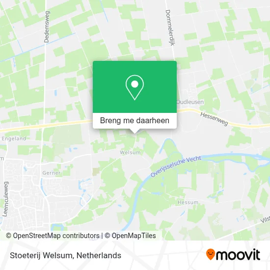 Stoeterij Welsum kaart