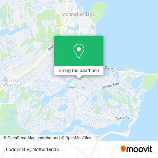 Lodder B.V. kaart