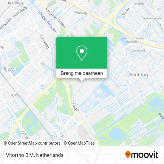 Vitortho B.V. kaart