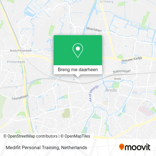Medifit Personal Training kaart