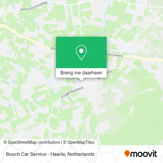 Bosch Car Service - Haarle kaart