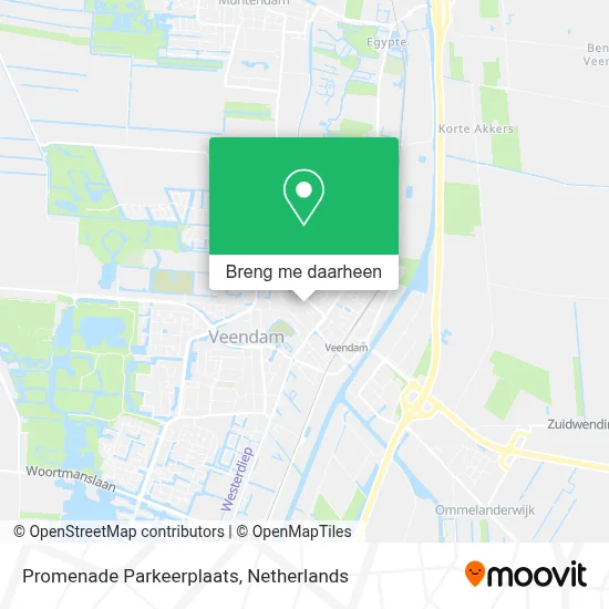 Promenade Parkeerplaats kaart