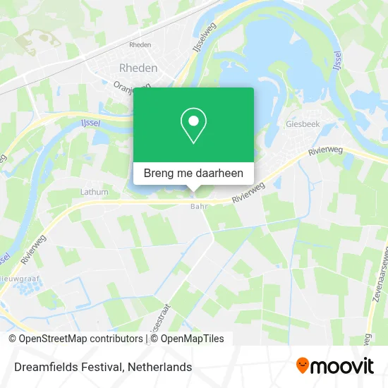 Dreamfields Festival kaart