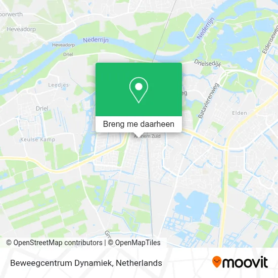 Beweegcentrum Dynamiek kaart