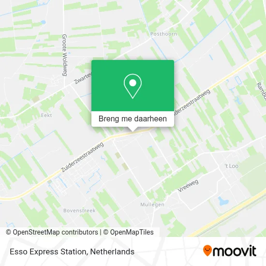 Esso Express Station kaart