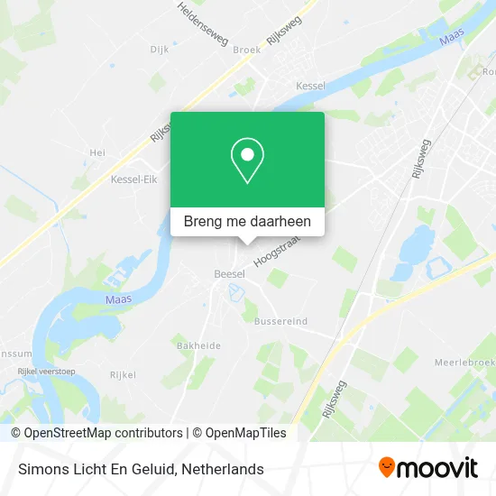 Simons Licht En Geluid kaart