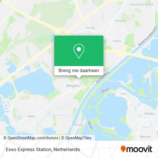 Esso Express Station kaart