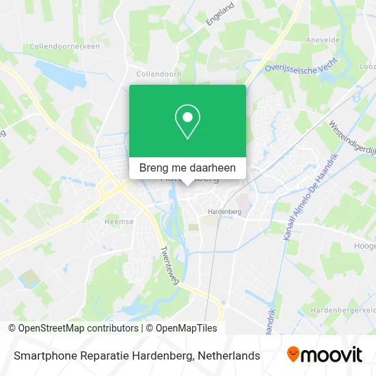 Smartphone Reparatie Hardenberg kaart