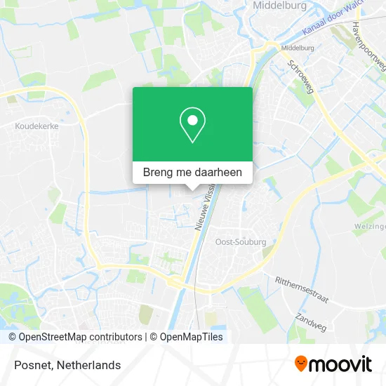 Posnet kaart