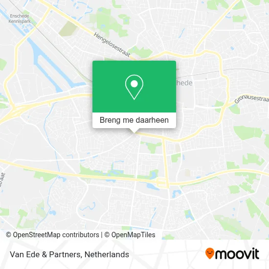 Van Ede & Partners kaart
