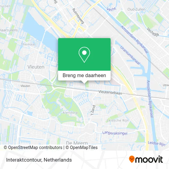 Interaktcontour kaart