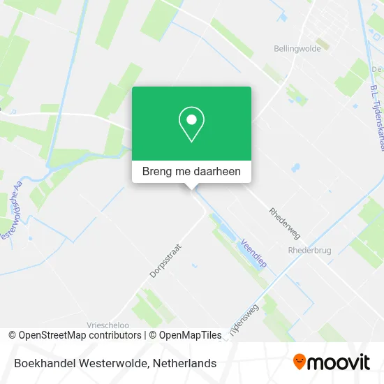 Boekhandel Westerwolde kaart