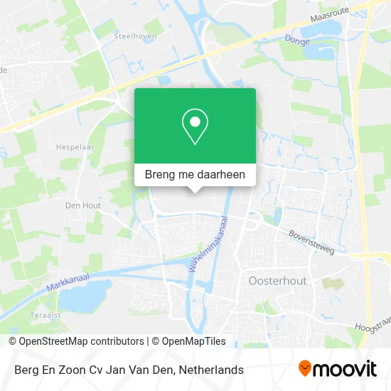 Berg En Zoon Cv Jan Van Den kaart