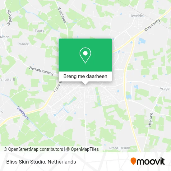Bliss Skin Studio kaart