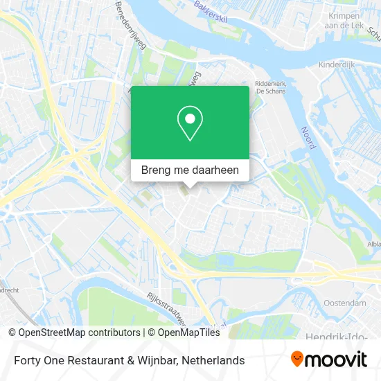 Forty One Restaurant & Wijnbar kaart