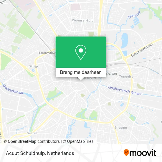 Acuut Schuldhulp kaart