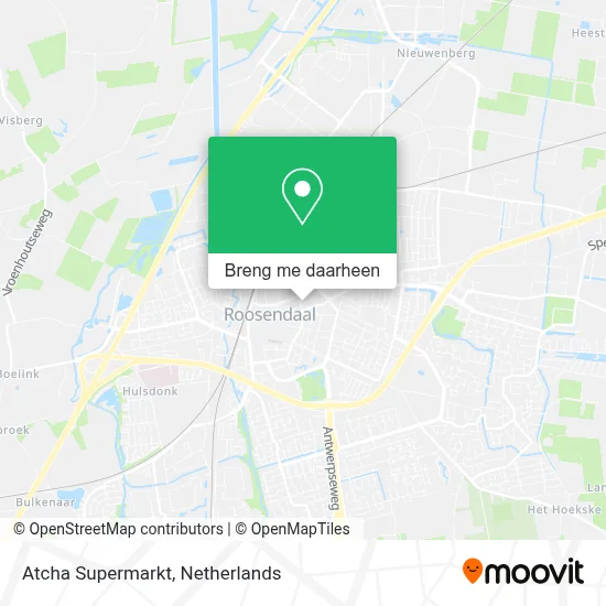 Atcha Supermarkt kaart
