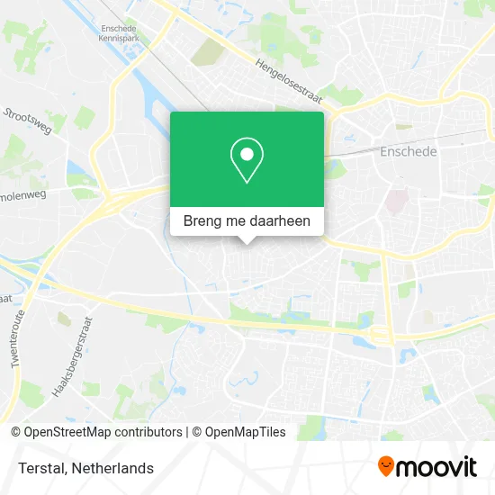 Terstal kaart