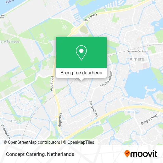 Concept Catering kaart
