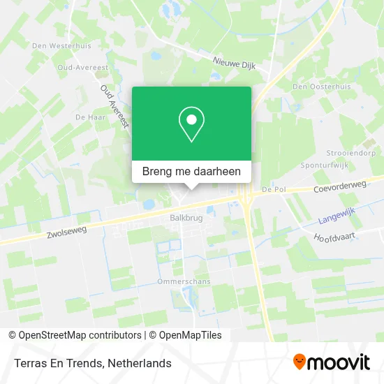 Terras En Trends kaart
