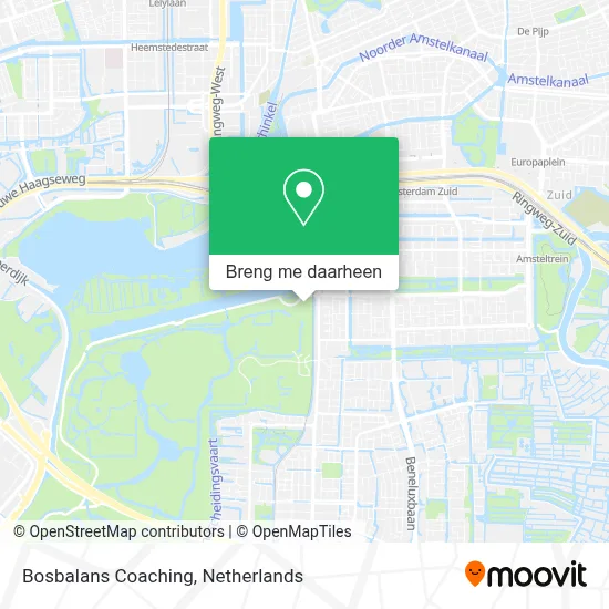 Bosbalans Coaching kaart