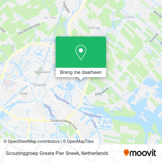 Scoutinggroep Greate Pier Sneek kaart