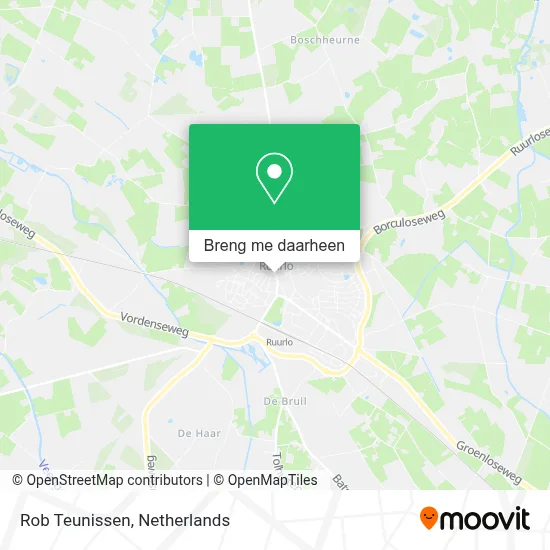 Rob Teunissen kaart
