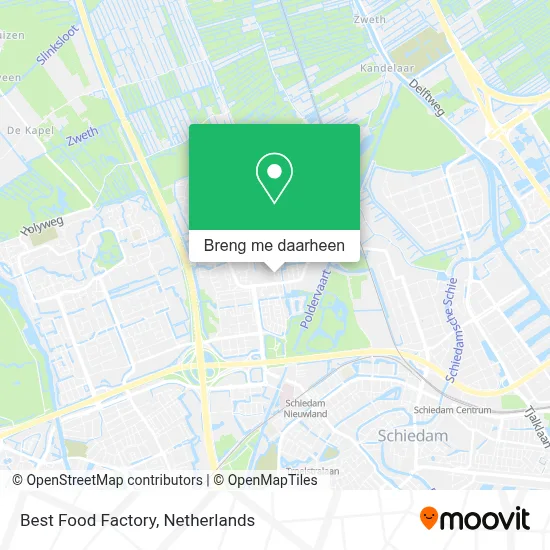 Best Food Factory kaart