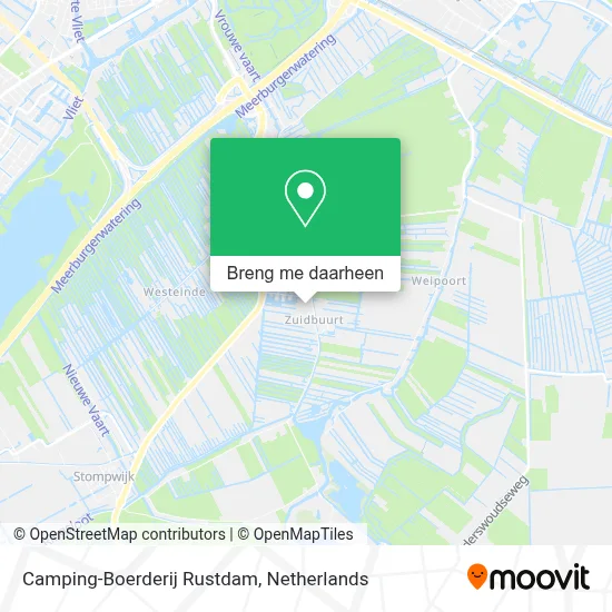 Camping-Boerderij Rustdam kaart