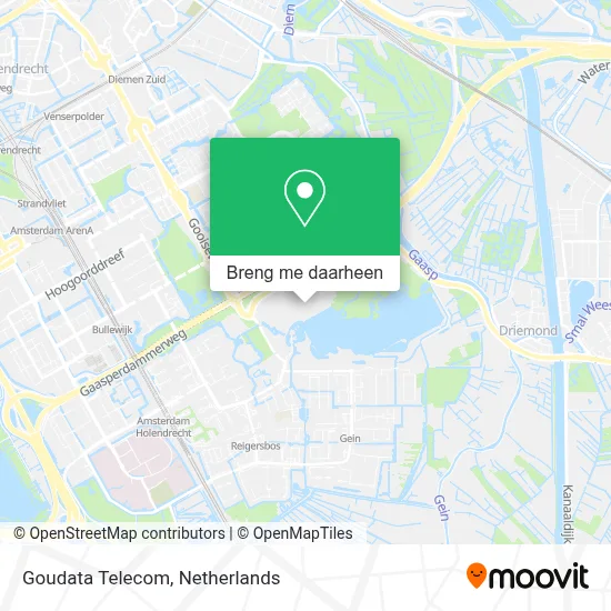 Goudata Telecom kaart