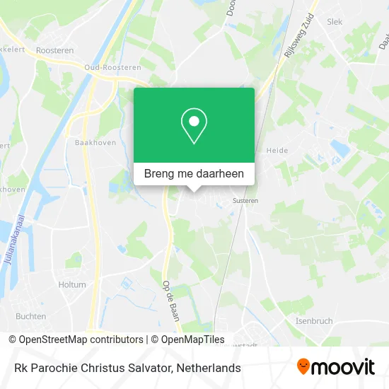 Rk Parochie Christus Salvator kaart