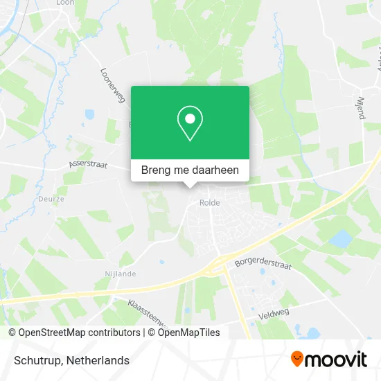 Schutrup kaart