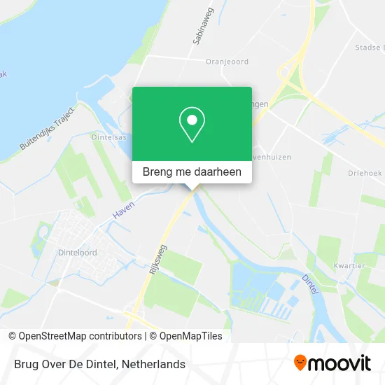 Brug Over De Dintel kaart
