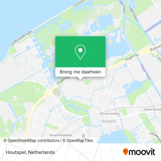 Houtspel kaart