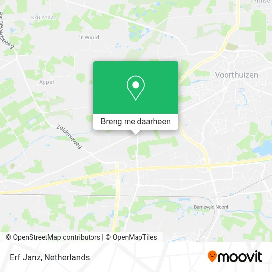 Erf Janz kaart