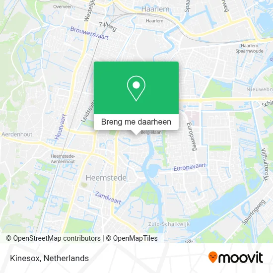 Kinesox kaart
