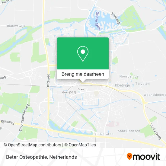 Beter Osteopathie kaart