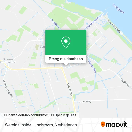 Werelds Inside Lunchroom kaart