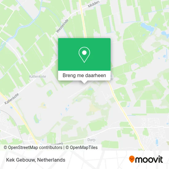 Kek Gebouw kaart