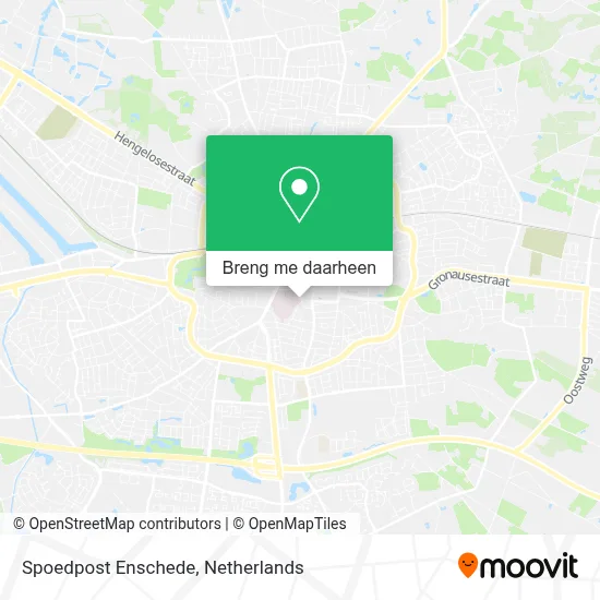 Spoedpost Enschede kaart