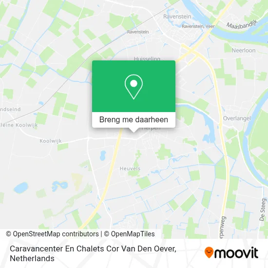 Caravancenter En Chalets Cor Van Den Oever kaart