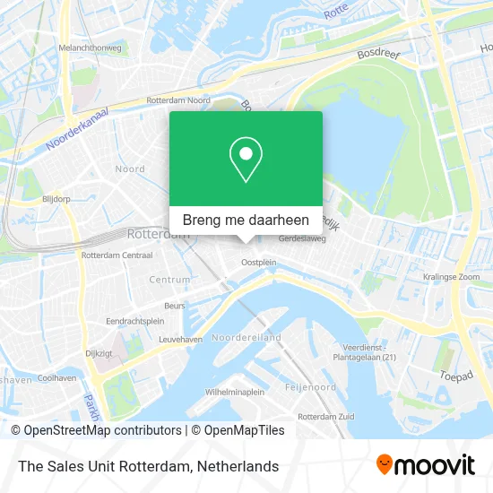 The Sales Unit Rotterdam kaart