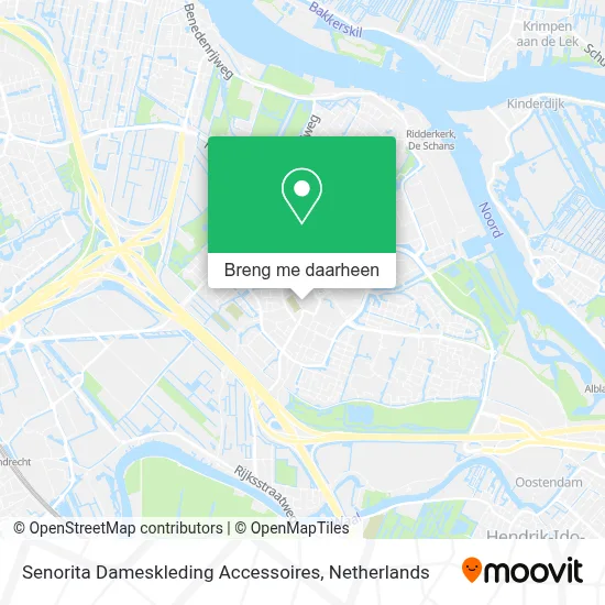 Senorita Dameskleding Accessoires kaart